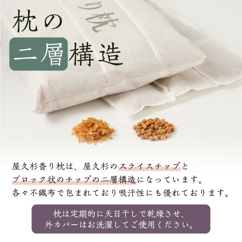 屋久杉香り枕 詳細5